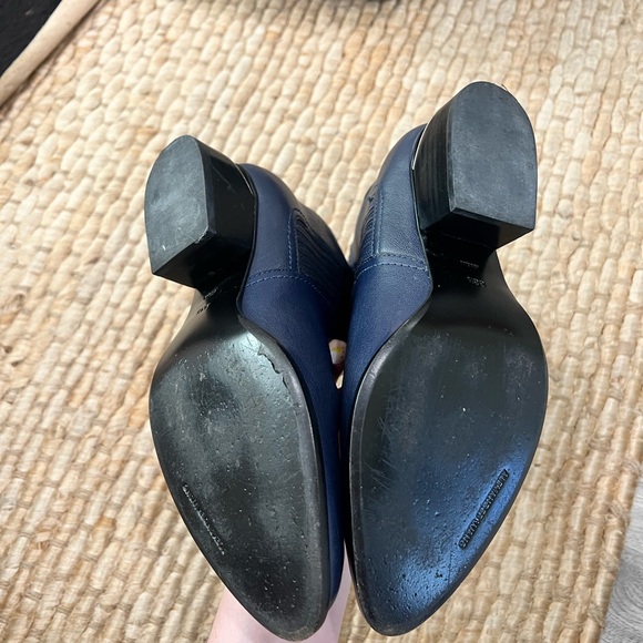 Alexander Wang Kane Boot Leather Boot Navy’s - Picture 7 of 7
